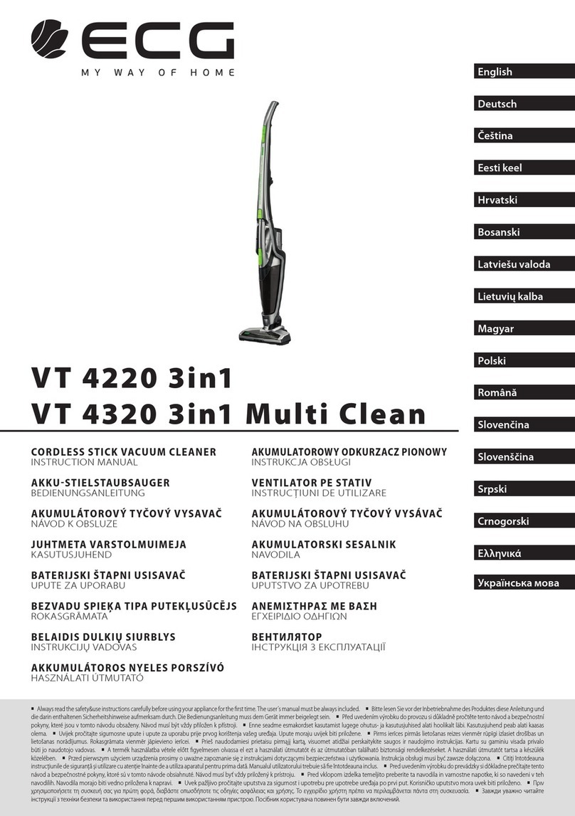 ECG VT 4320 3in1 Multi Clean User manual ECG VT 4320 3in1 Multi Clean User manual