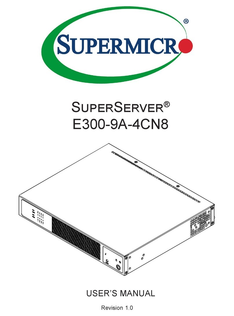 Supermicro SuperServer E300-9A-4CN8 User manual