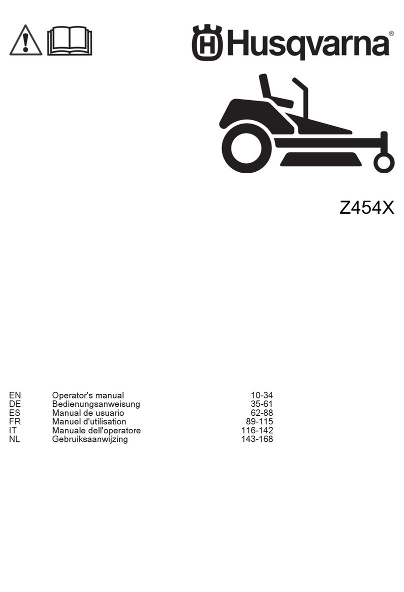 Husqvarna Z454X Operator's manual