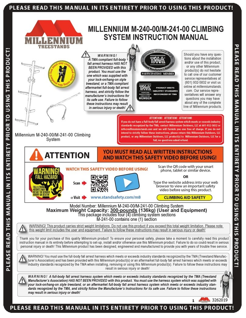 Millennium M-240-00 instruction manual