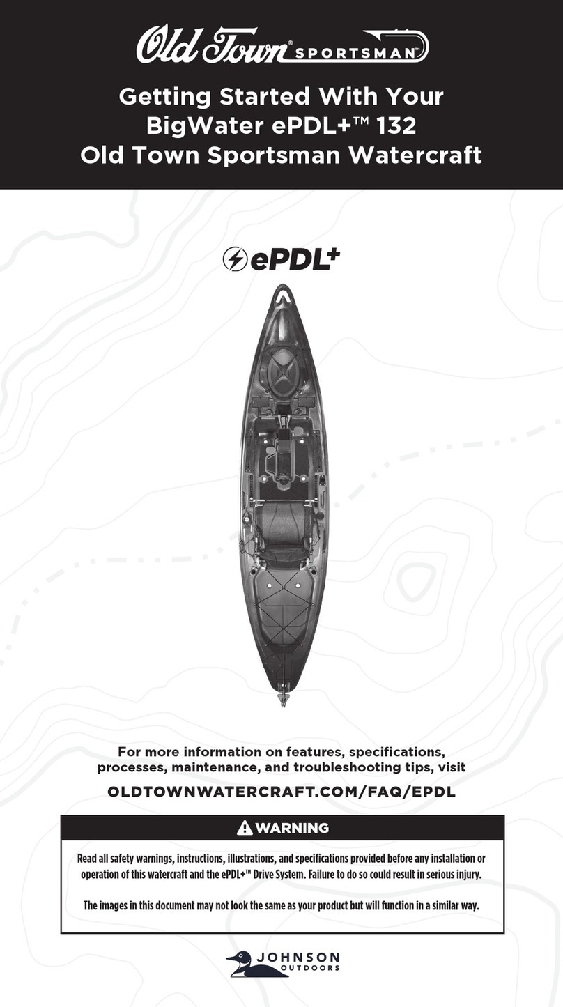 Johnson Controls Old Town SPORTSMAN BigWater ePDL+ 132 manual