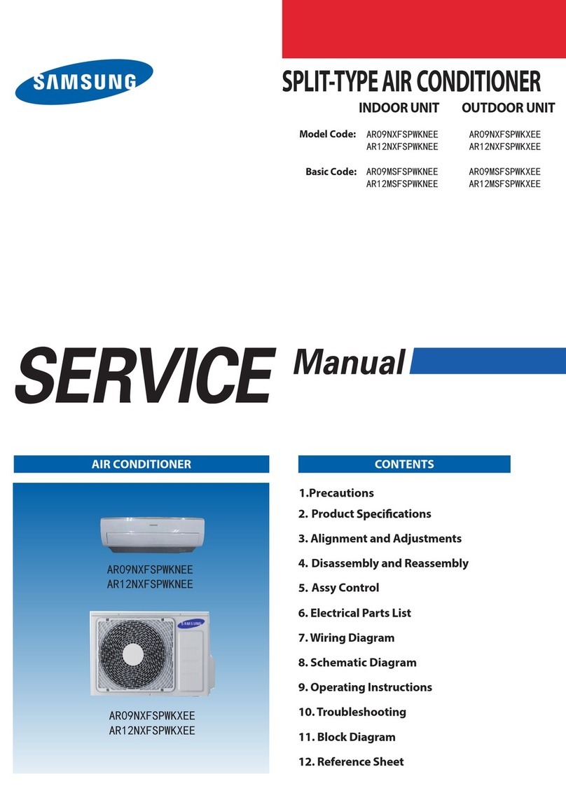 Samsung AR09NXFSPWKNEE User manual