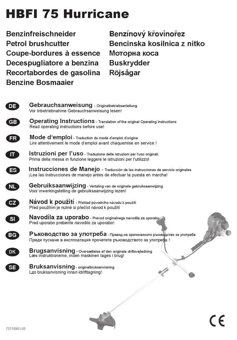 Ikra HBFI 75 Hurricane User manual