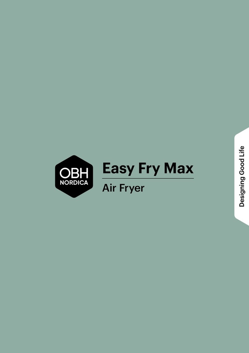 OBH Nordica Easy Fry Max manual