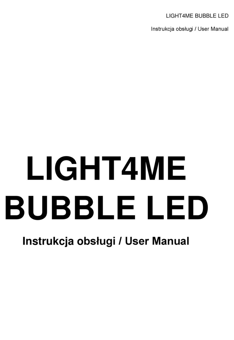 Light4Me BUBBLE LED User manual