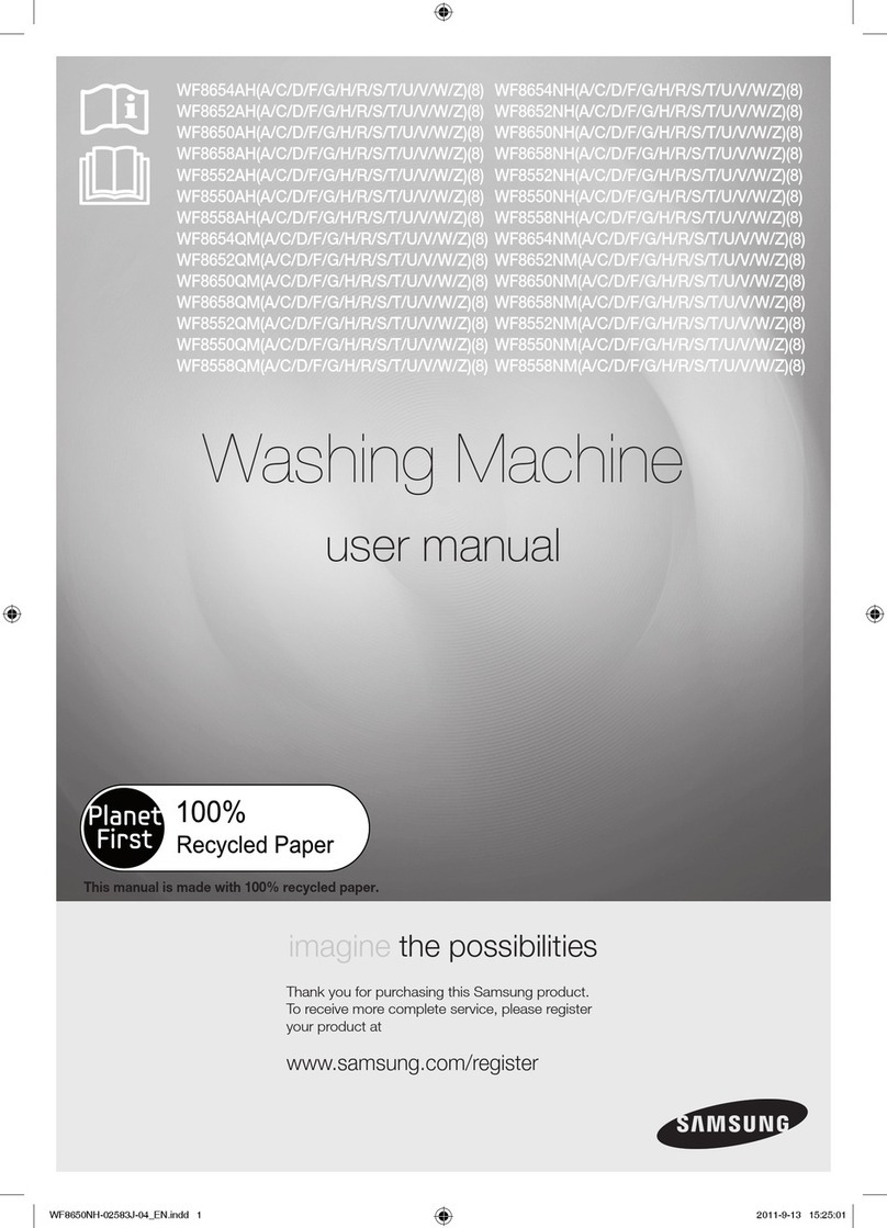 Samsung WF8654QM User manual