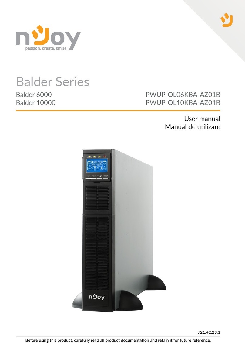 Njoy Balder Series User manual