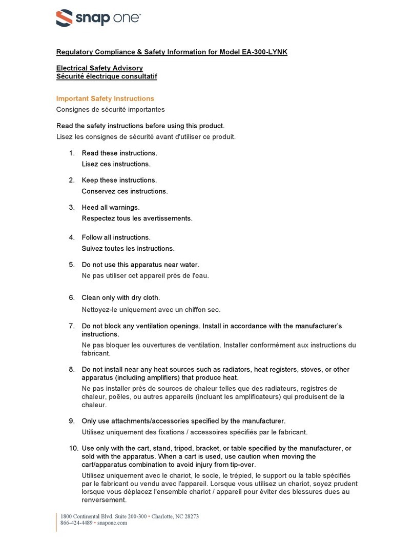 Snap One EA-300-LYNK manual