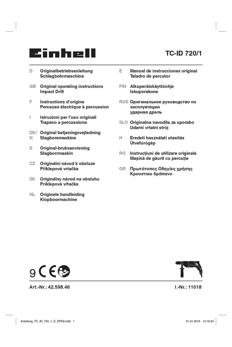 EINHELL TC-ID 720/1 User manual