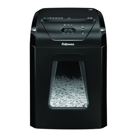 Fellowes Powershred FS -12C User manual
