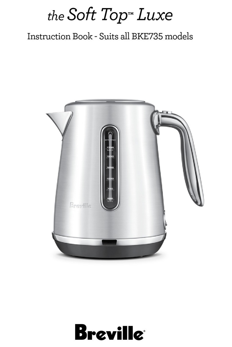 Breville the Soft Top Luxe Instruction book
