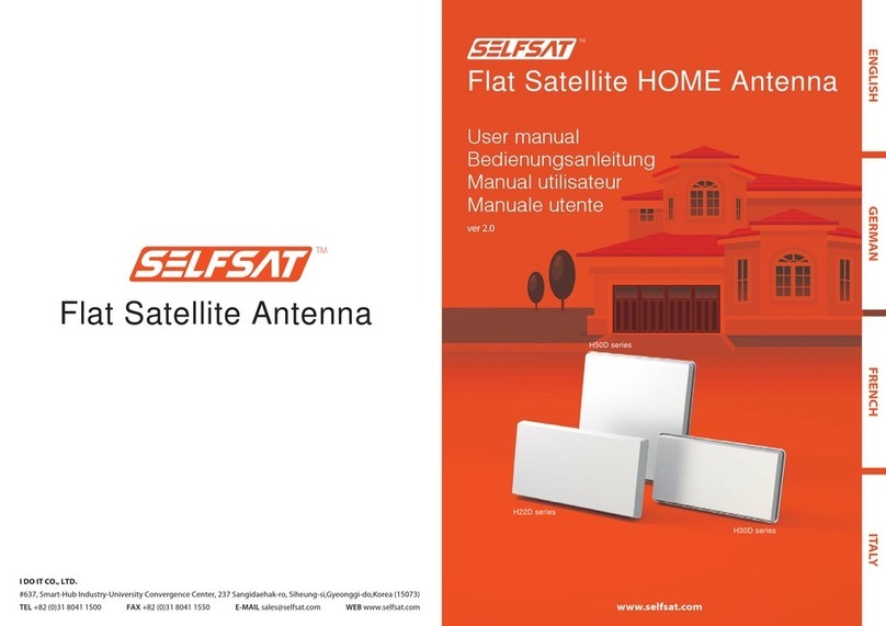 Self-Sat H22D Series User manual