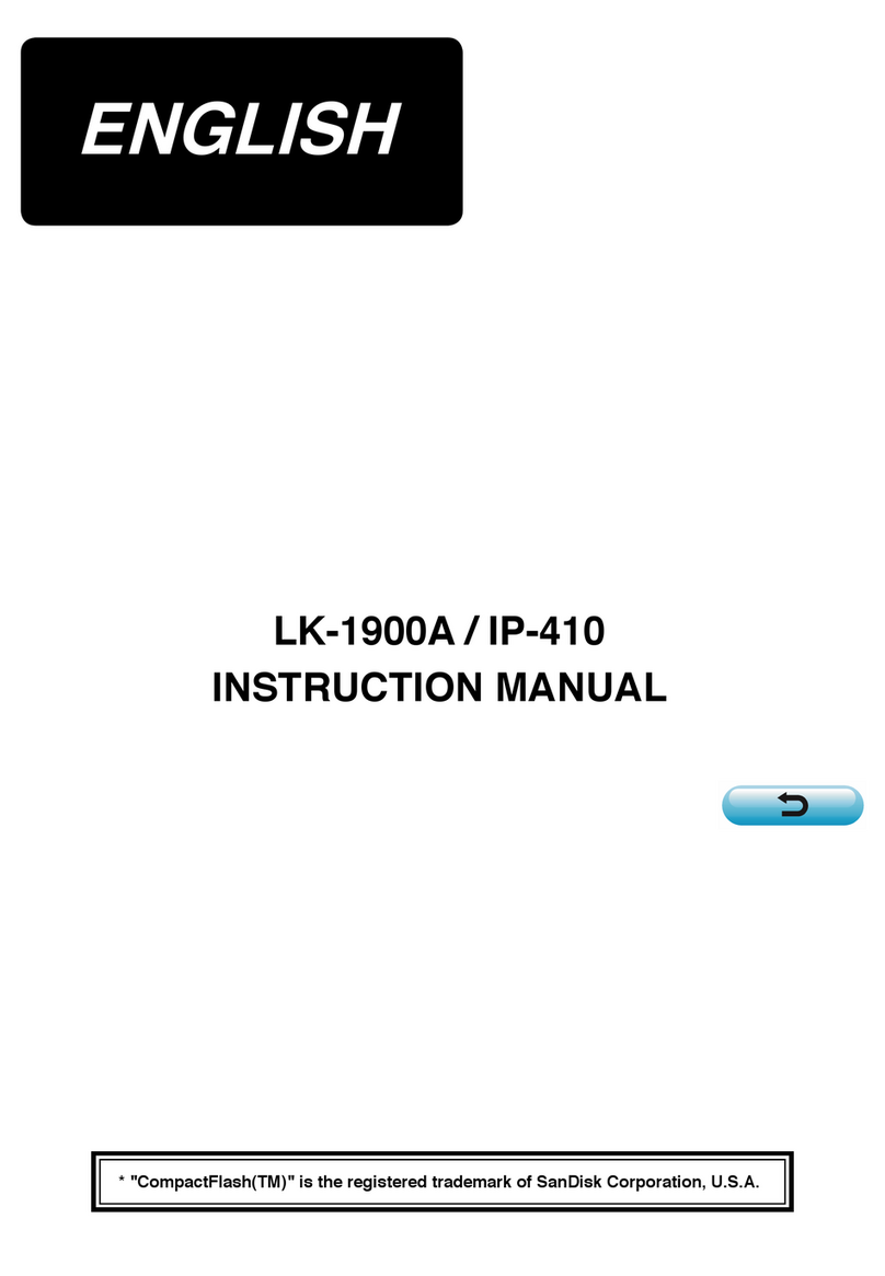 JUKI LK-1901A User manual JUKI LK-1901A User manual