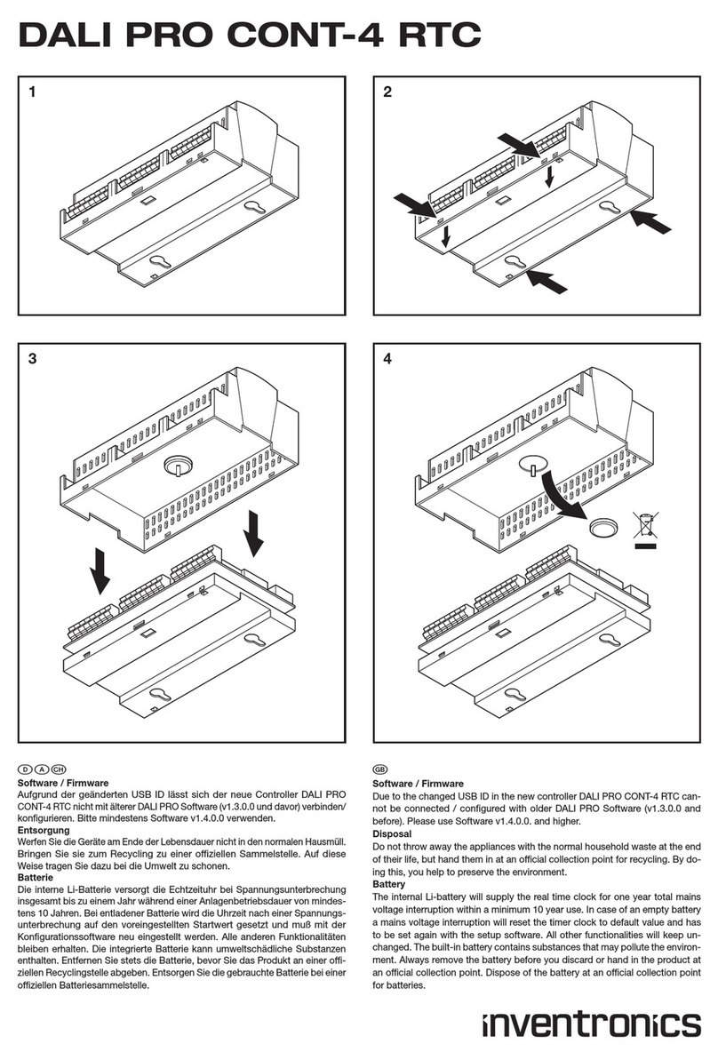 Inventronics DALI PRO CONT-4 RTC manual