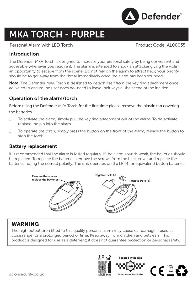 Defender AL00035 User manual