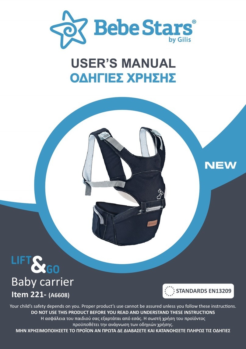 Gilis Bebe Stars LIFT&GO 221 user manual