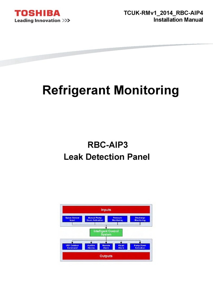 Toshiba RBC-AIP3 installation manual