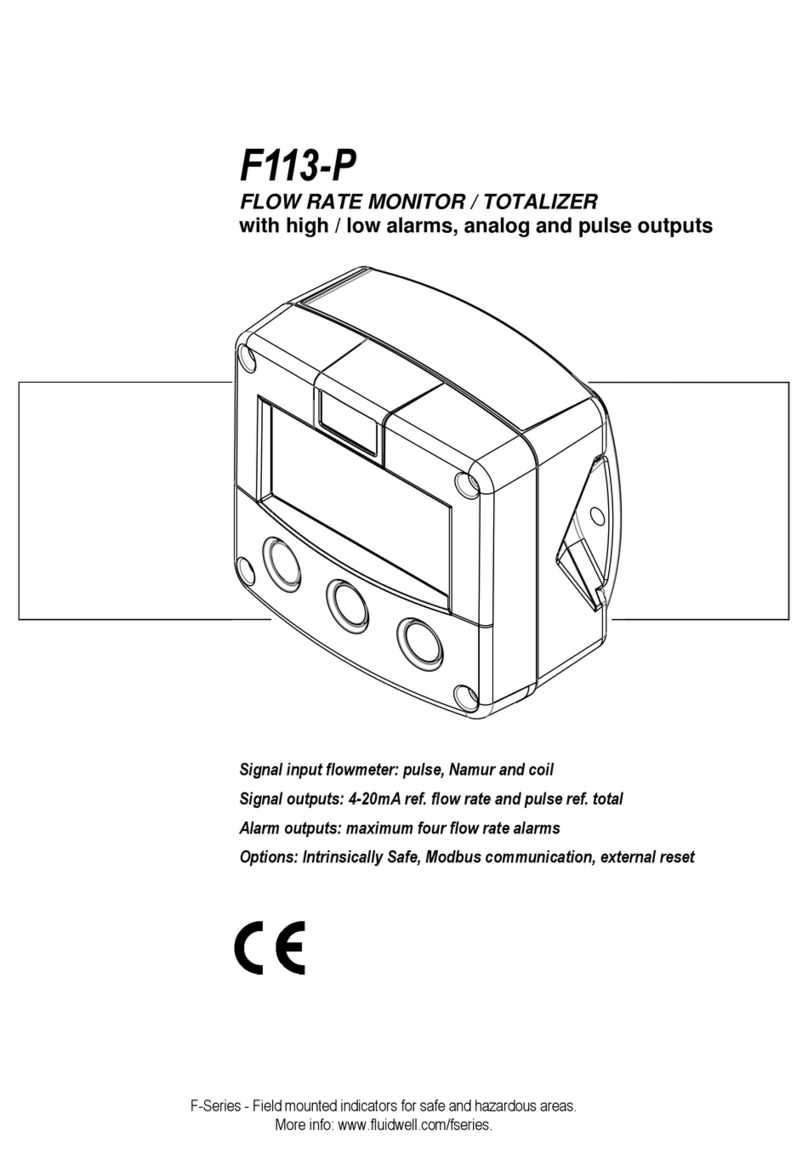 Fluidwell F113-P User manual