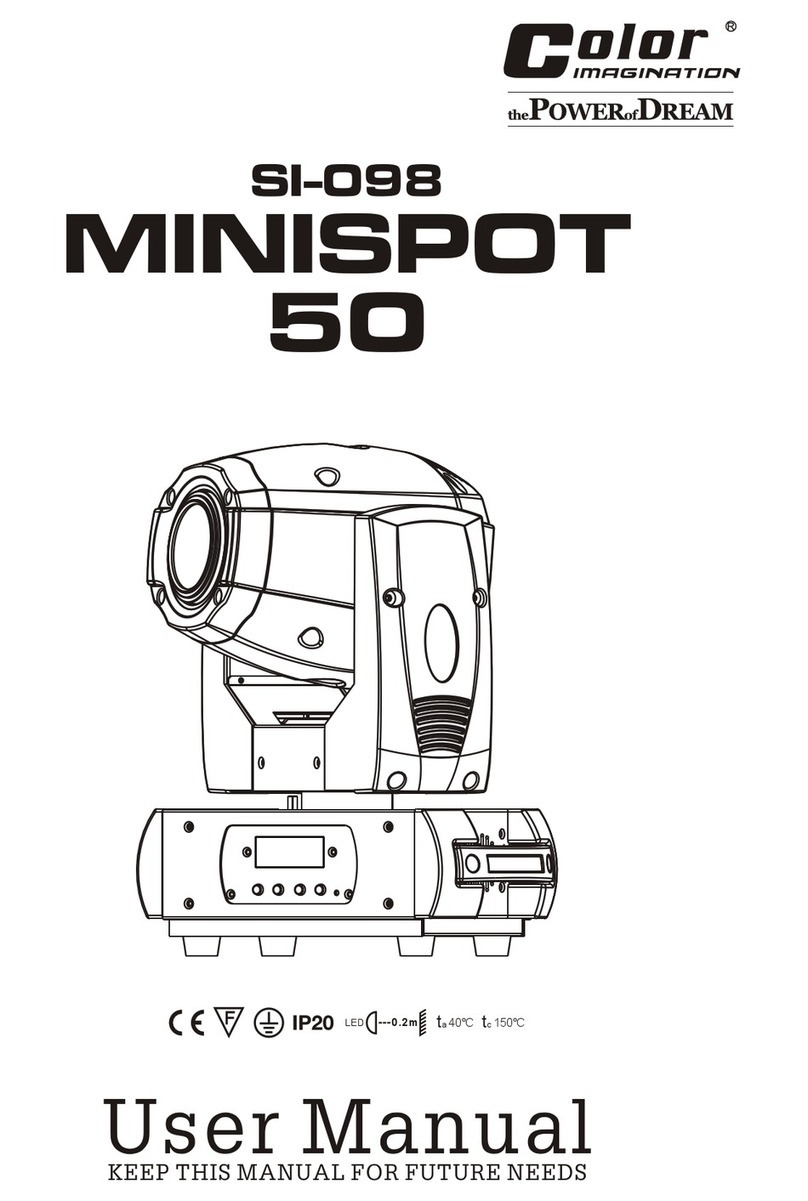 Color imagination MINISPOT 50 SI-098 user manual