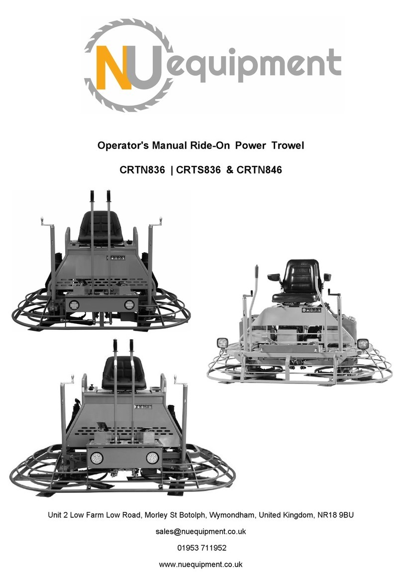 NU CRTN836 Operator's manual