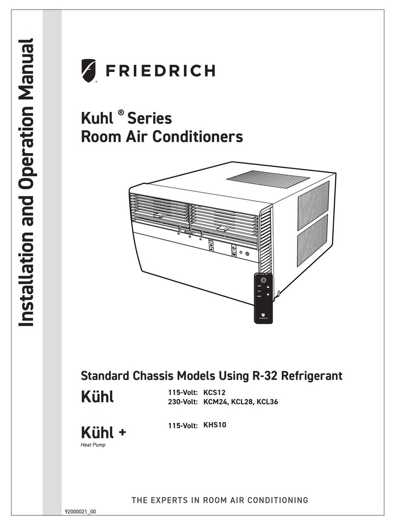 Friedrich KCS12 User manual