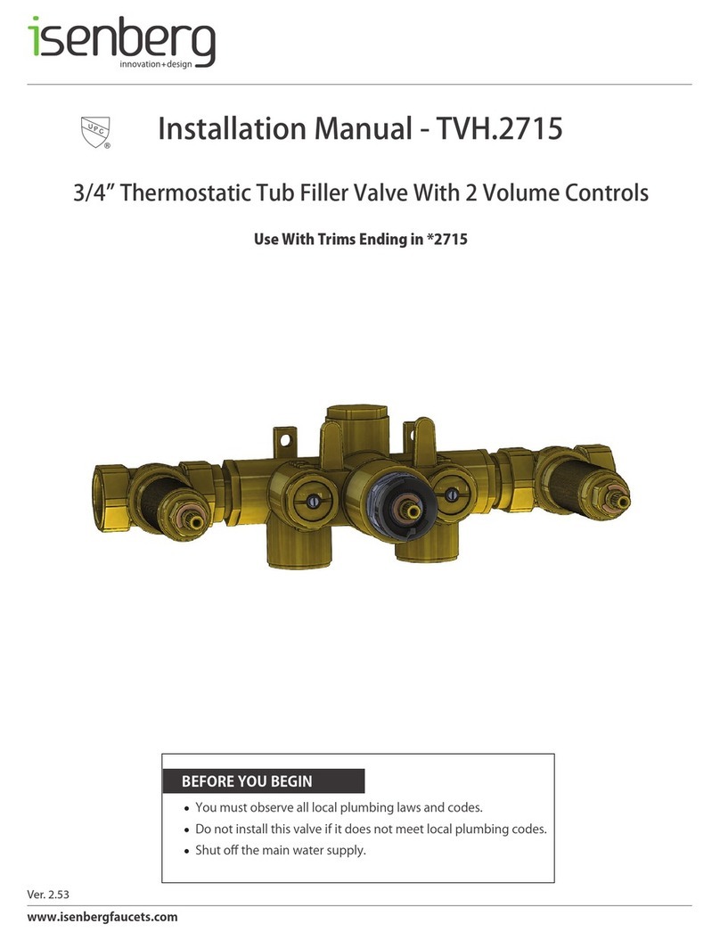 Isenberg TVH.2715 installation instructions Isenberg TVH.2715 installation instructions