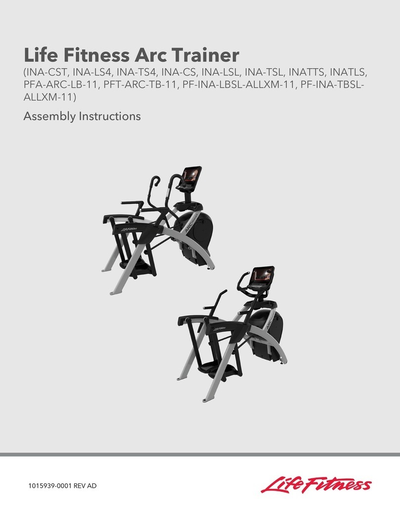 Life Fitness INA-CST Assembly instructions