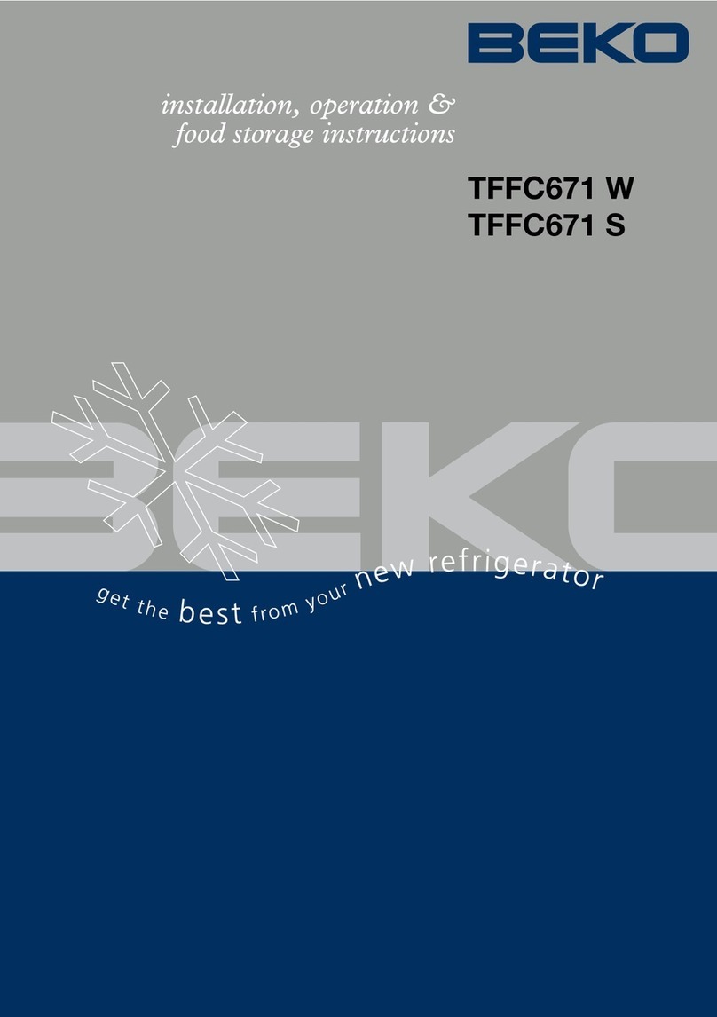 Beko TFFC671 W Owner's manual Beko TFFC671 W Owner's manual