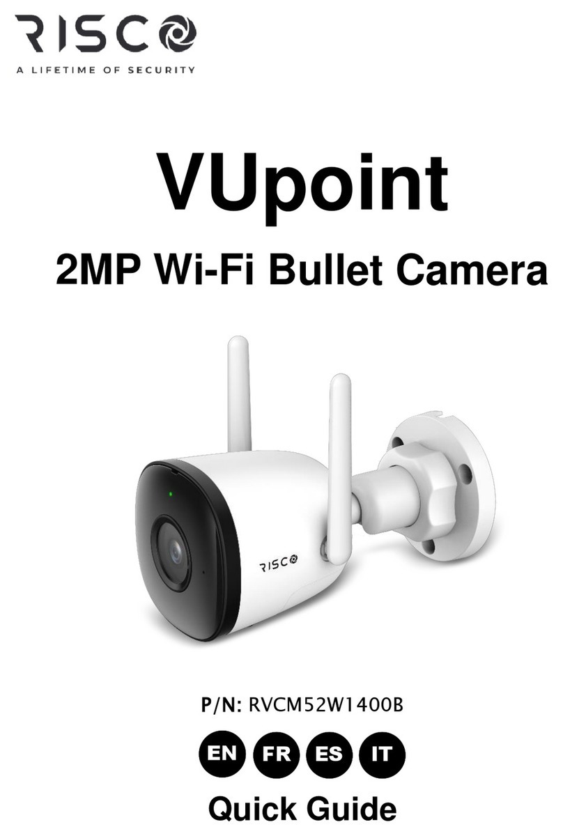 Risco VUpoint RVCM52W1400B User manual