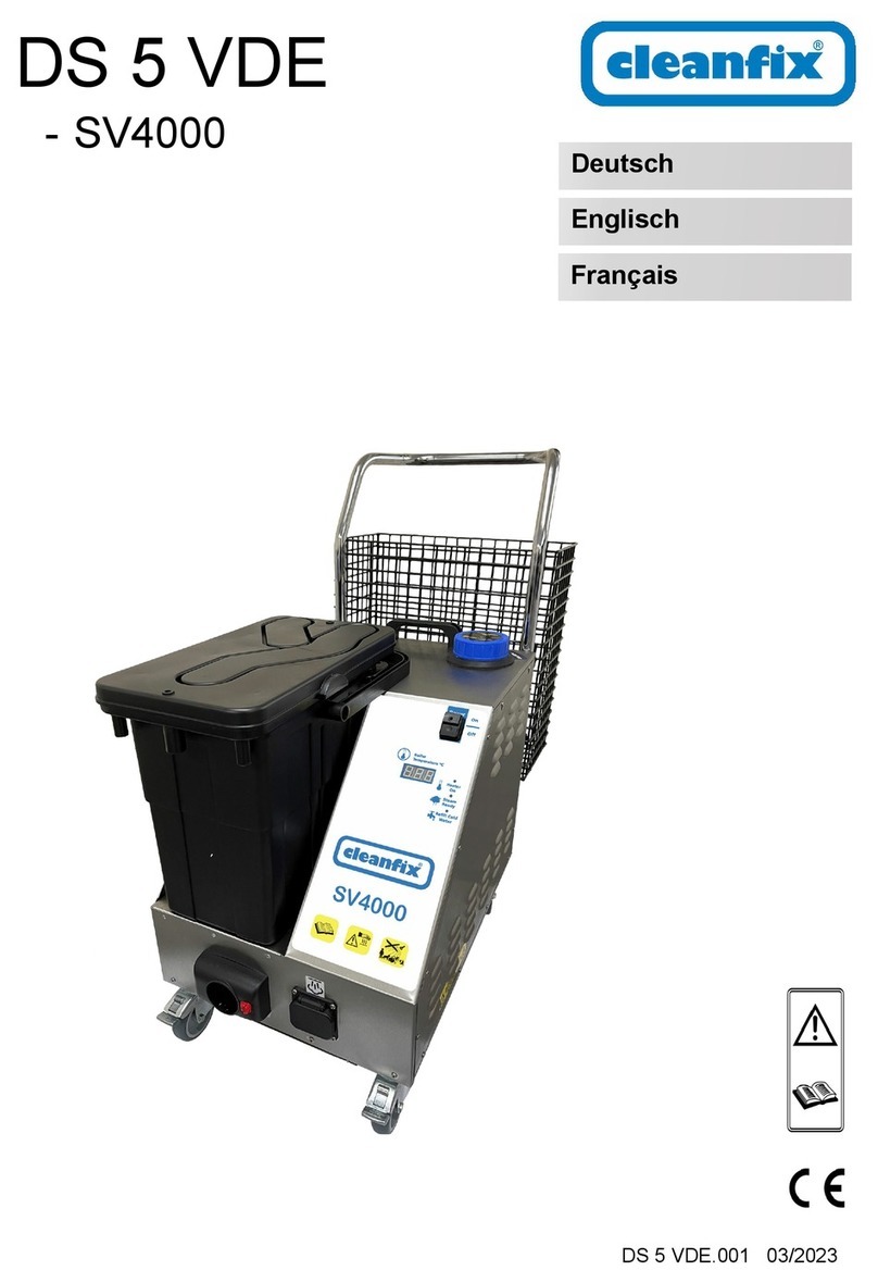 Cleanfix DS 5 VDE-SV4000 User manual