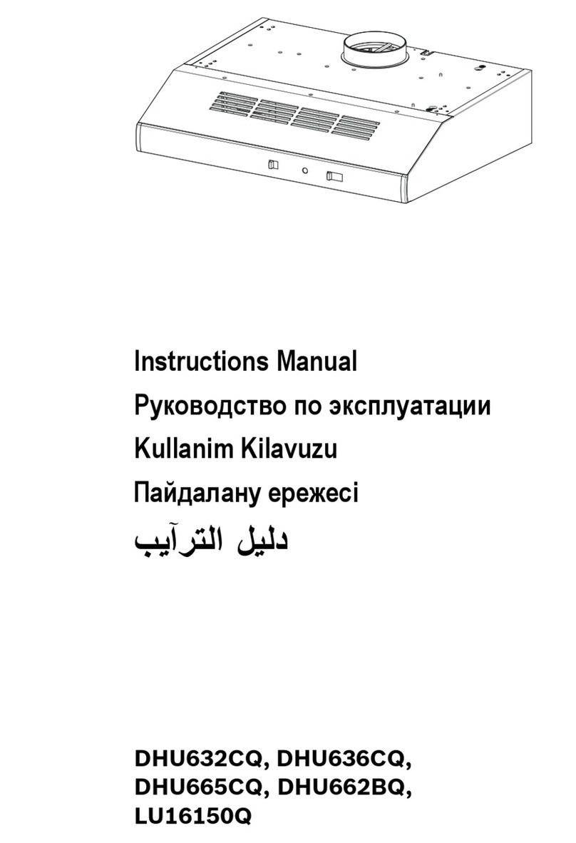 Bosch DHU632CQ User manual