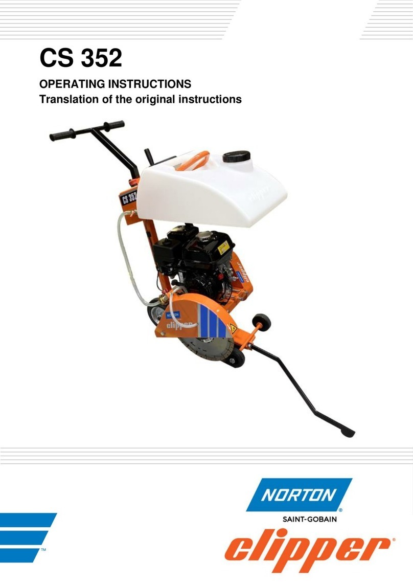 Norton clipper CS 352 User manual Norton clipper CS 352 User manual