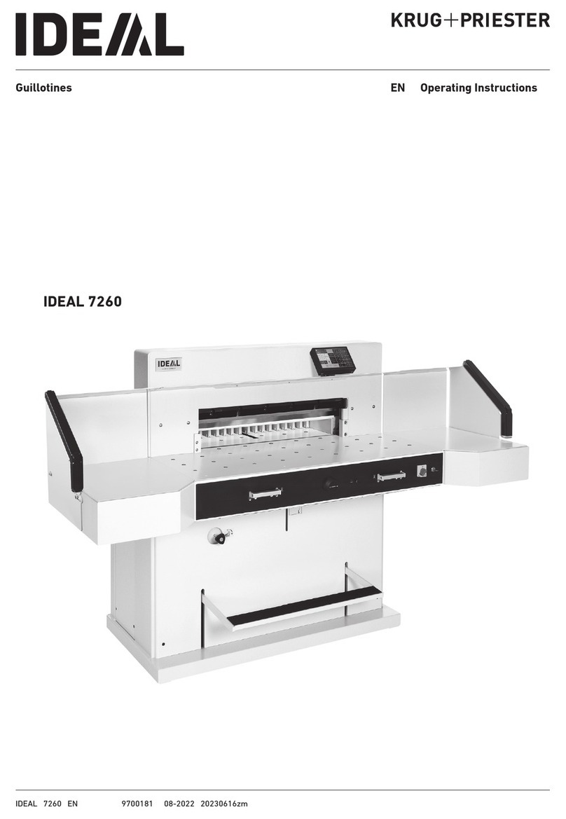 KRUG+PRIESTER IDEAL 7260 User manual