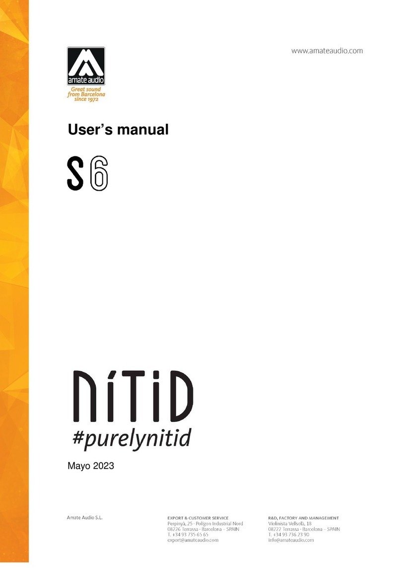 Amate Audio NITID S6 user manual