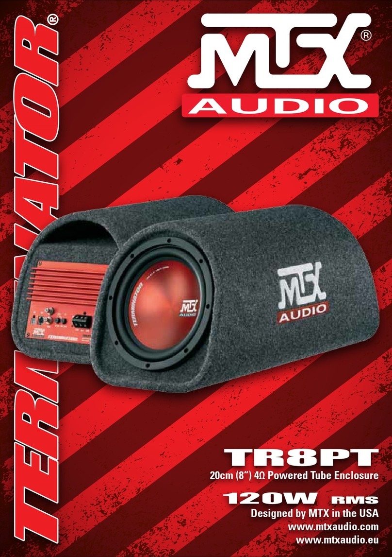 MTX TR8PT User manual