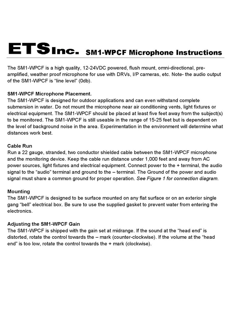 ETS SM1-WPCF instructions