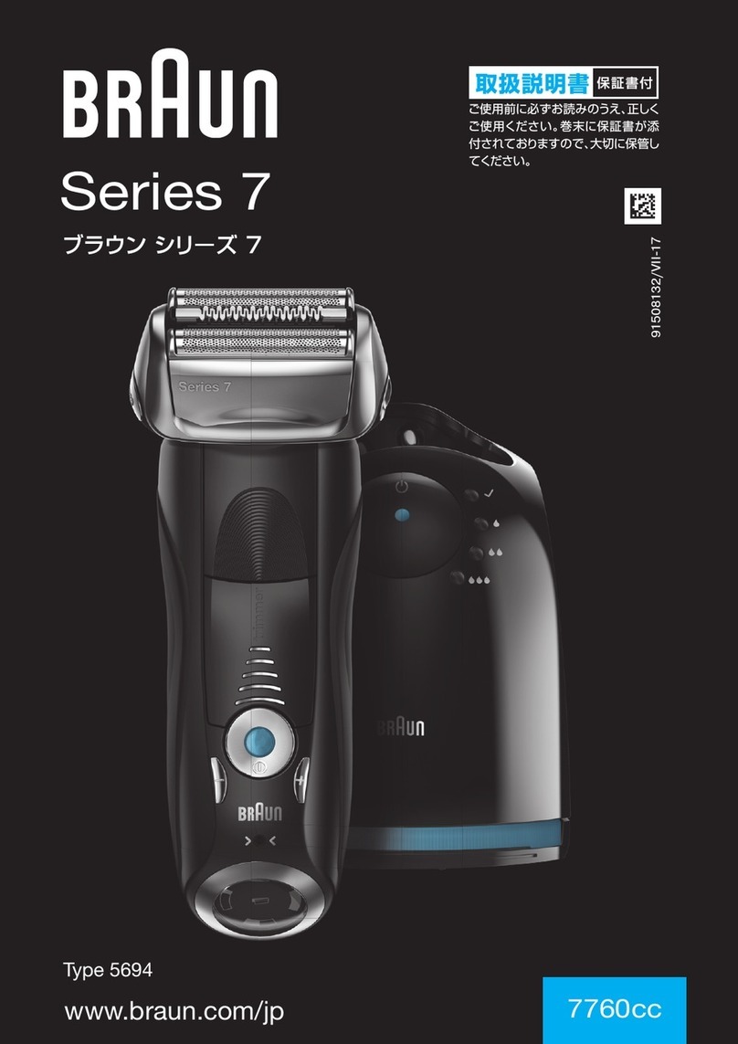 Braun 7 User manual