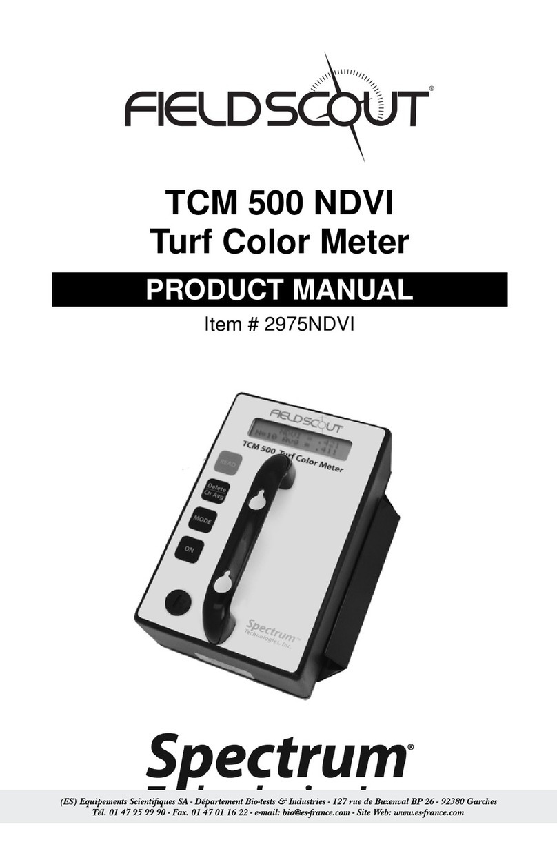 Spectrum Technologies FIELDSCOUT TCM 500 NDVI product manual