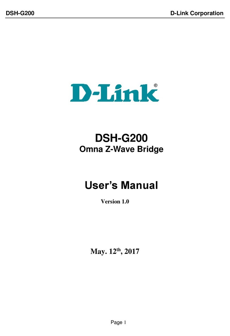D-Link DSH-G200 User manual