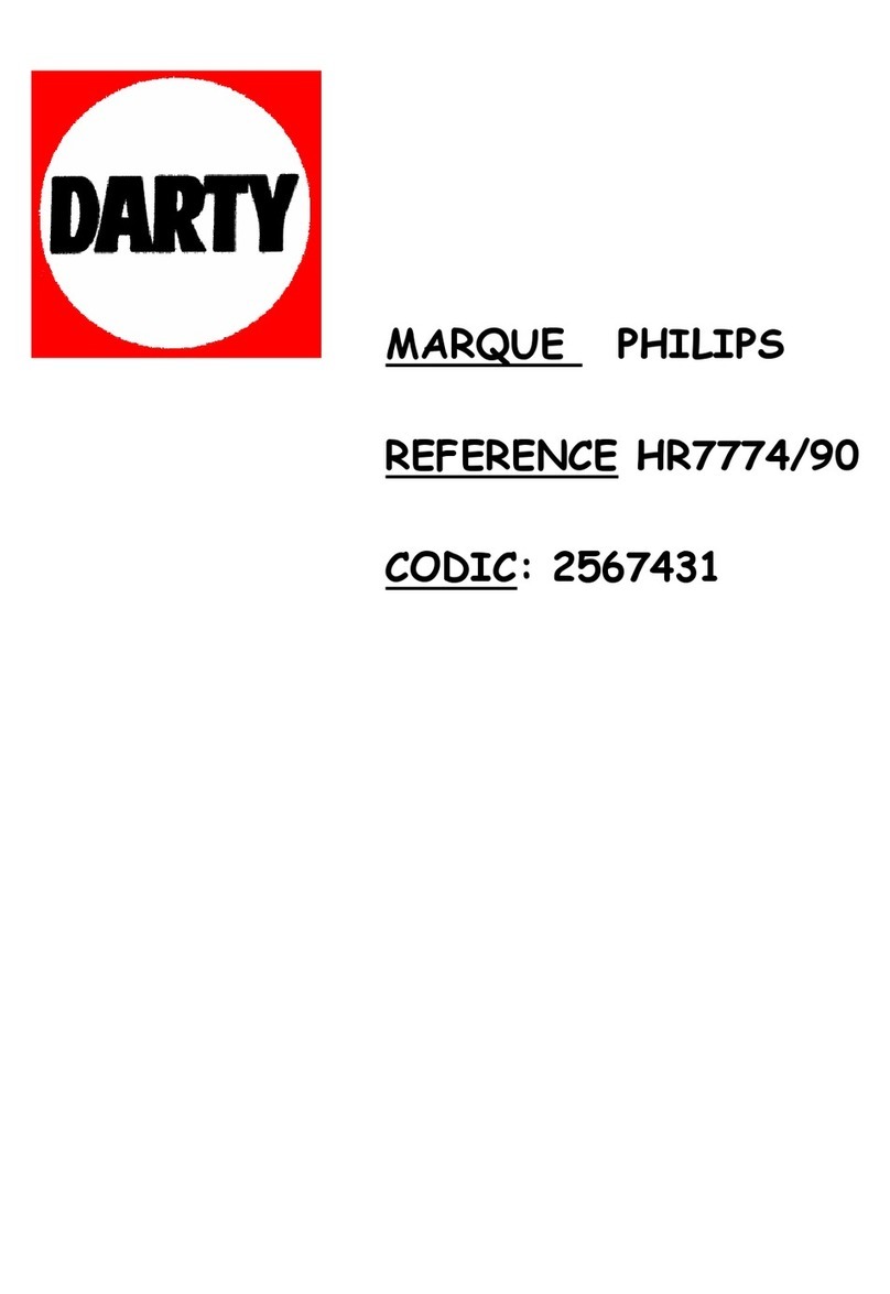 Philips HR7774 manual