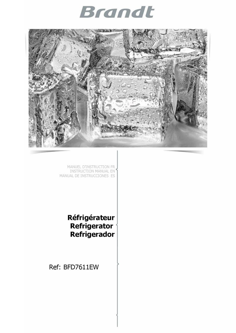 Brandt BFD7611EW instruction manual