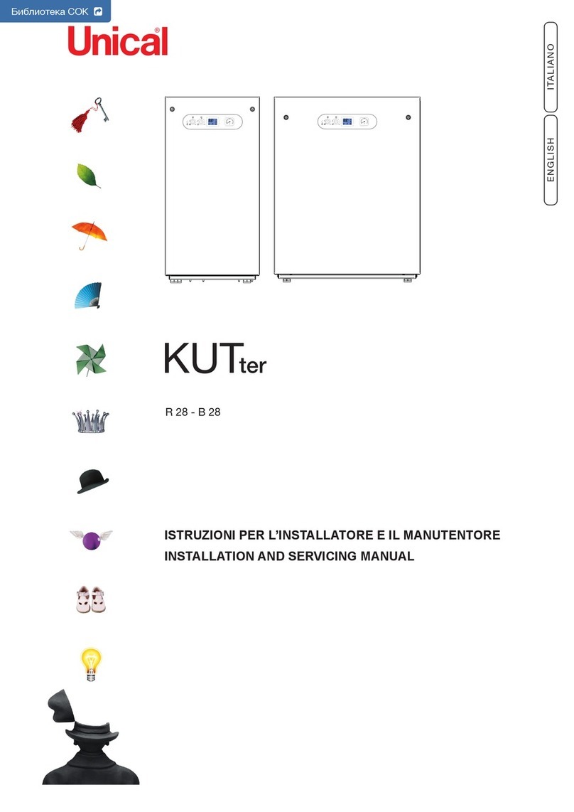 Unical KUTter R 28 Installation and Servicing Manual