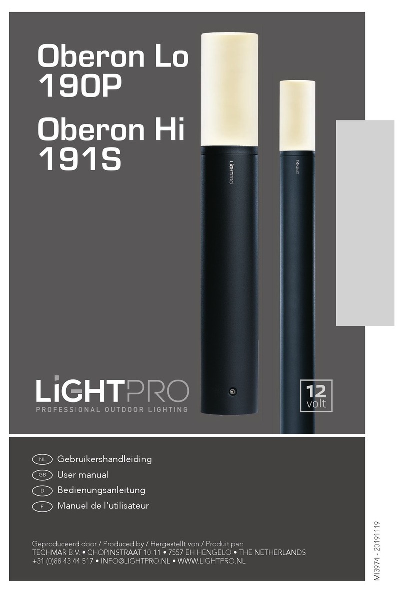 LightPro Oberon Hi 191S User manual