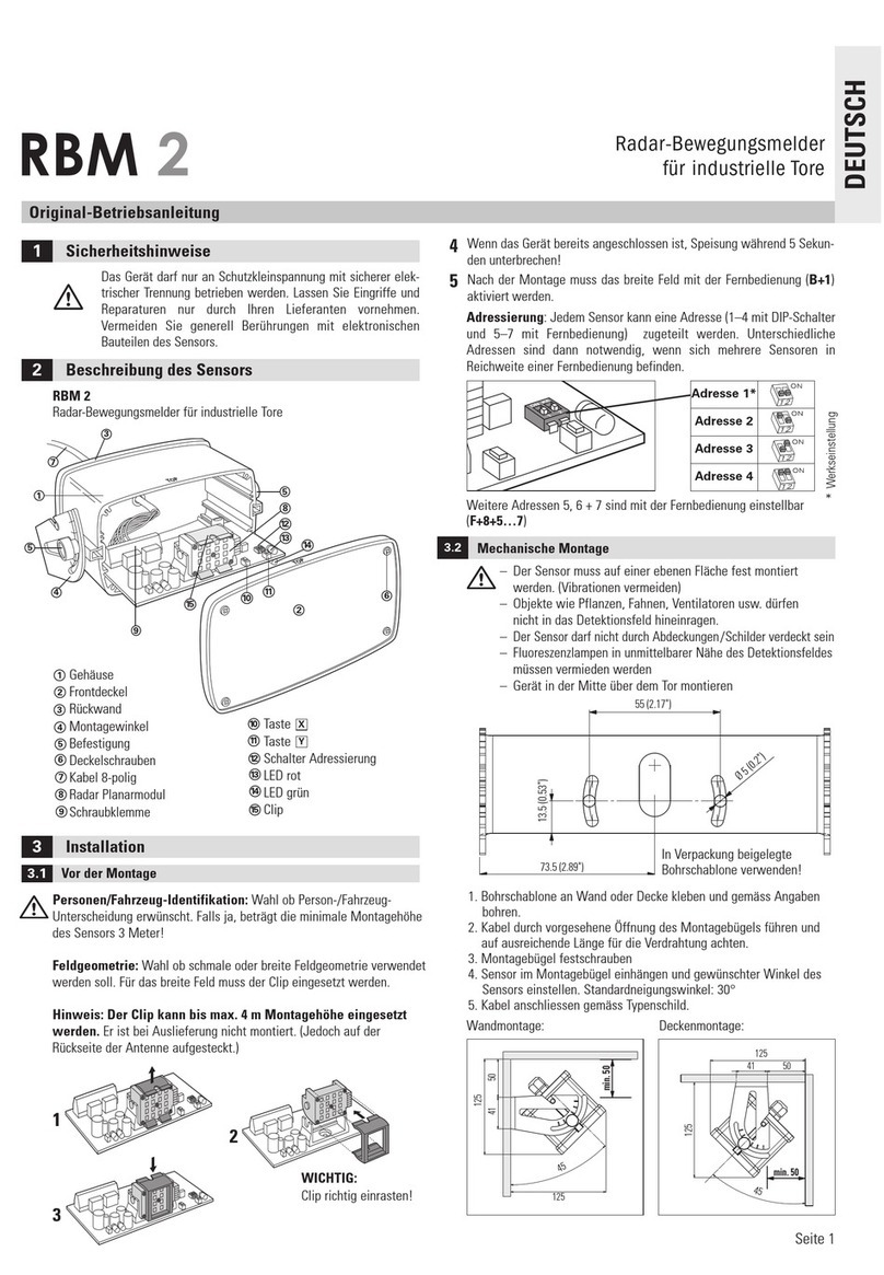 Bircher Reglomat RBM 2 User manual Bircher Reglomat RBM 2 User manual