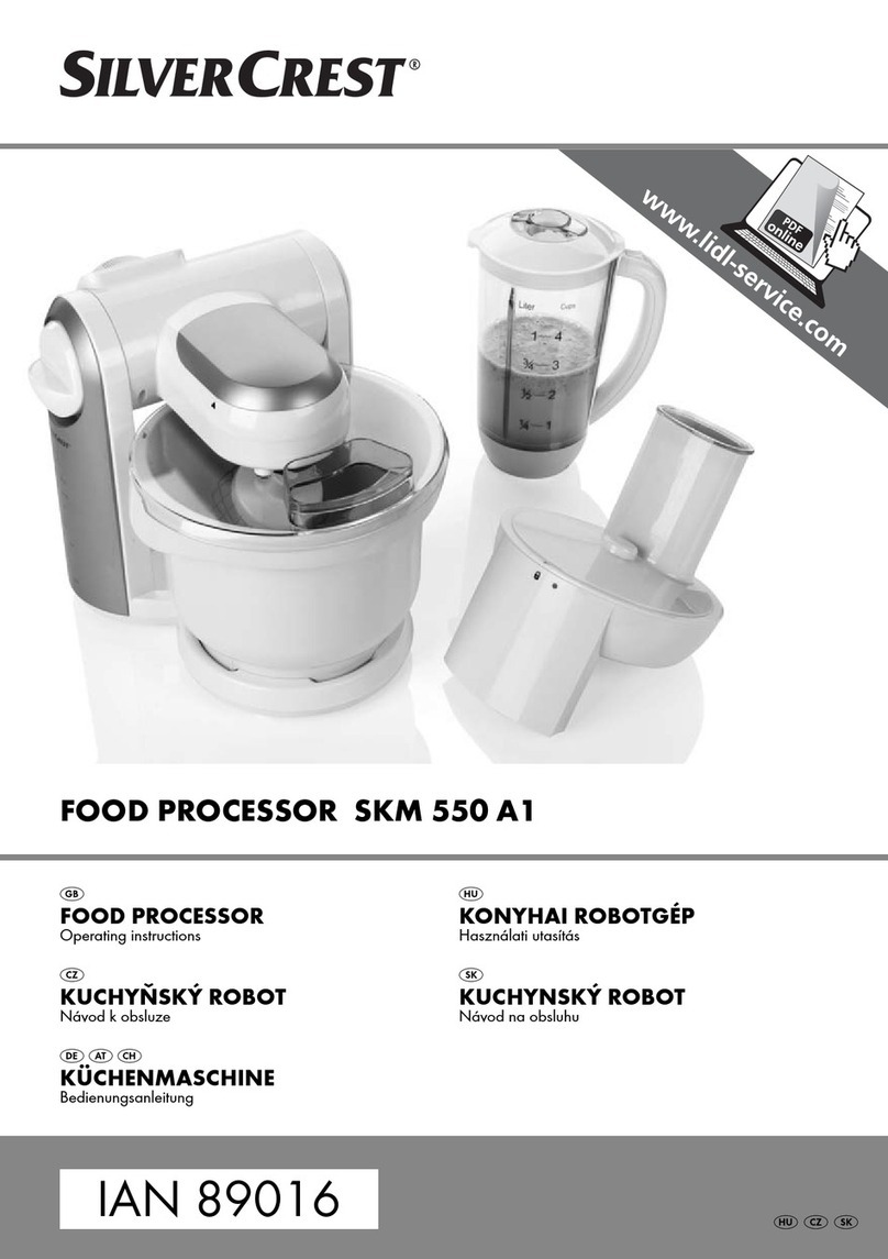 Silvercrest SKM 550 A1 User manual Silvercrest SKM 550 A1 User manual