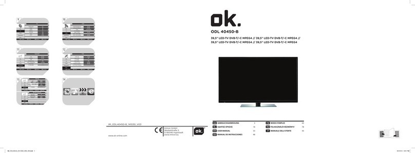 O.K. ODL 40450-B user manual