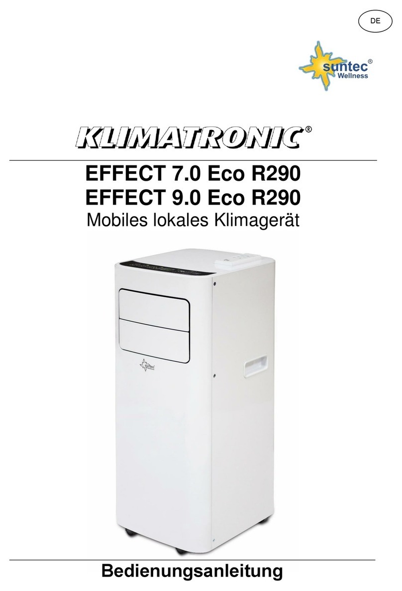 Suntec Wellness KLIMATRONIC EFFECT 7.0 Eco R290 User manual