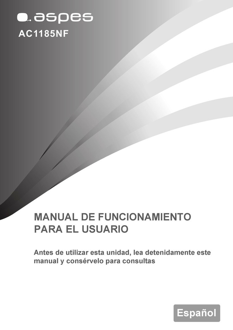 Aspes AC1185NF User manual