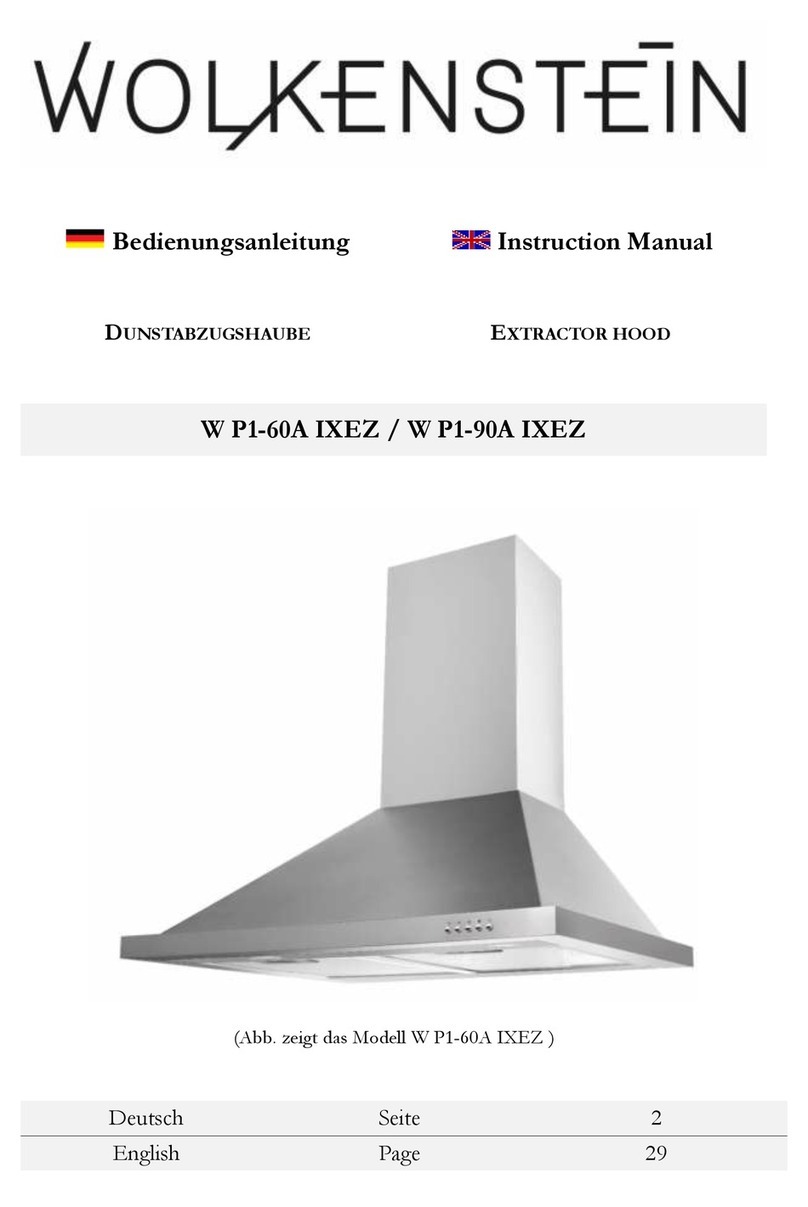 Wolkenstein W P1-60A IXEZ instruction manual