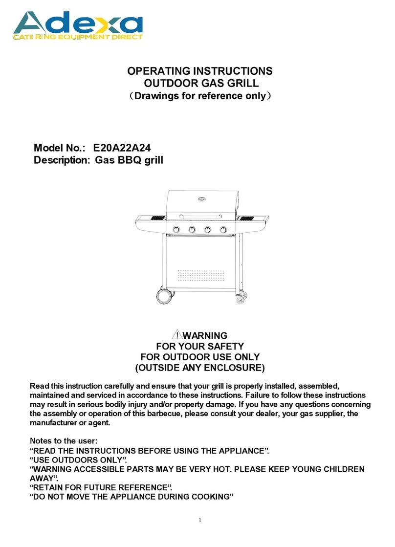 Adexa E20A22A24 operating instructions
